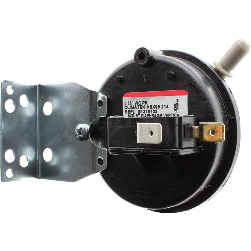 MPL-9300-V-0.35-N/O-VS - ClimaTek Furnace Air Pressure Switch .35"" WC